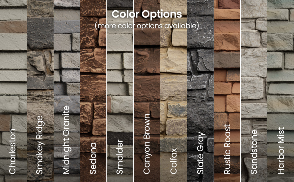 EverStone Eldorado Faux Stone Panel, 48
