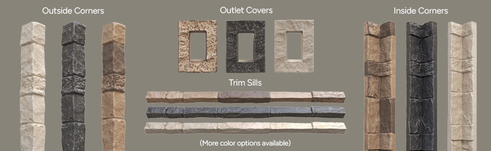 EverStone Cobblestone Faux Stone Panel, 48