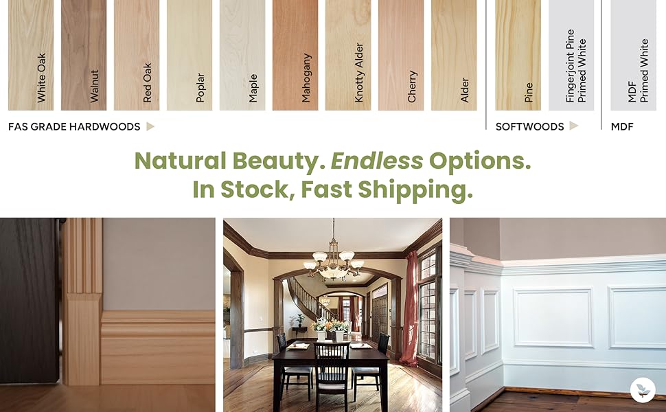 SAMPLE - WM318 - Americraft Colonial Casing Solid Hardwood