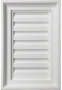 Polyurethane Functional Eyebrow Louver Gable Vent X 32 In X 2 In 22 In 