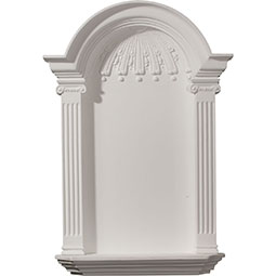 Architectural niche featuring a classic arched design, perfect for displaying decorative items or adding elegance to interiors. Ideal for enhancing spaces with a timeless look.