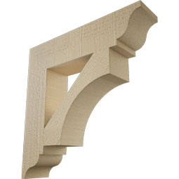Elegant wooden corbel with intricate curves, ideal for enhancing architectural design and providing support in various applications. Perfect for traditional and modern decor.