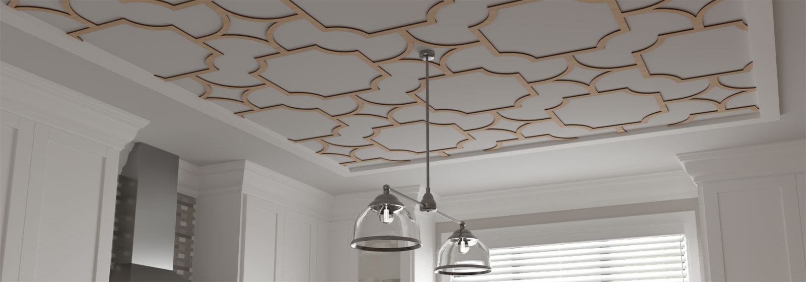 Fretwork Ceiling Panels