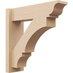 Precision-crafted wooden bracket showcasing intricate design, ideal for enhancing architectural aesthetics in timber structures. Perfect blend of functionality and elegance.