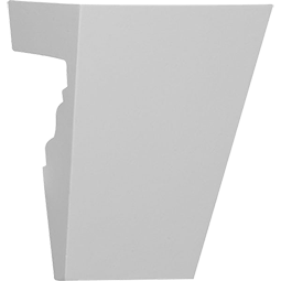 White crosshead accessory showcasing a sleek, modern design, perfect for enhancing the look of furniture and architectural elements while providing functional support. Ideal for DIY projects.