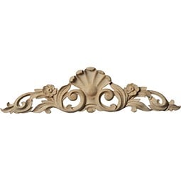 Elegant ornamental center with intricate scrollwork and floral details, perfect for enhancing classic and vintage decor styles in homes and interiors.