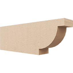Visual representation of TimberThane Rafter Tails showcasing detailed craftsmanship, perfect for enhancing architectural aesthetics and providing structural support in various building projects.