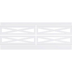 Sleek white paneling design featuring geometric patterns, enhancing modern interiors with elegance and style. Perfect for sophisticated home renovations and accents.