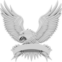 A majestic eagle with outstretched wings symbolizes strength and freedom, set against a clean backdrop, perfect for national pride and patriotic themes. Ideal for celebrations and remembrance.