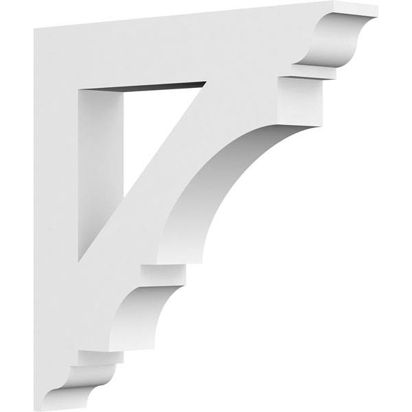 Elegant architectural bracket showcasing a classic design, perfect for adding decorative support to shelves or mantels while enhancing interior aesthetics. Ideal for home improvement projects.