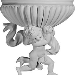 Elegant wall sconce featuring an intricately carved figure, exuding artistic craftsmanship and timeless charm, perfect for enhancing any interior decor. Ideal for creating a warm ambiance.