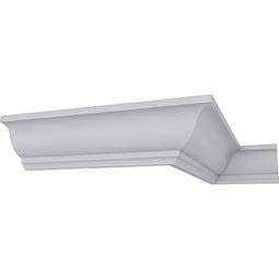 Elegant traditional crown moulding adds architectural sophistication and charm to any room, enhancing the overall aesthetic with its classic profile and smooth finish.